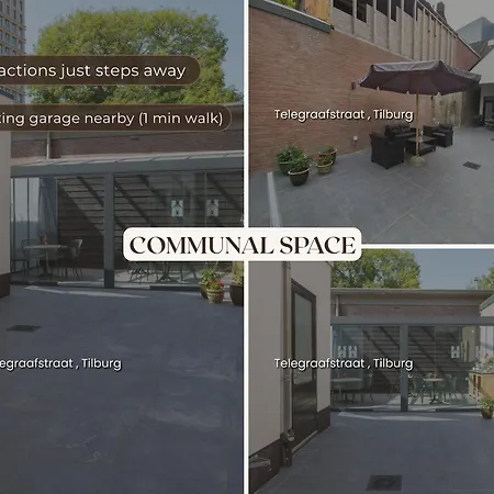 Apartman Petite With Wifi, Ac, And Shared Kitchen Tilburg